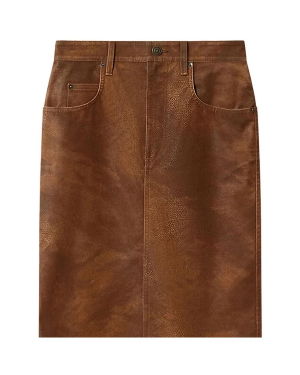 Isabel Marant Brown Leather Skirts