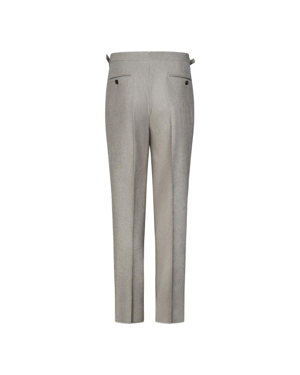 Franzese Collection Gray Suit Trousers for men