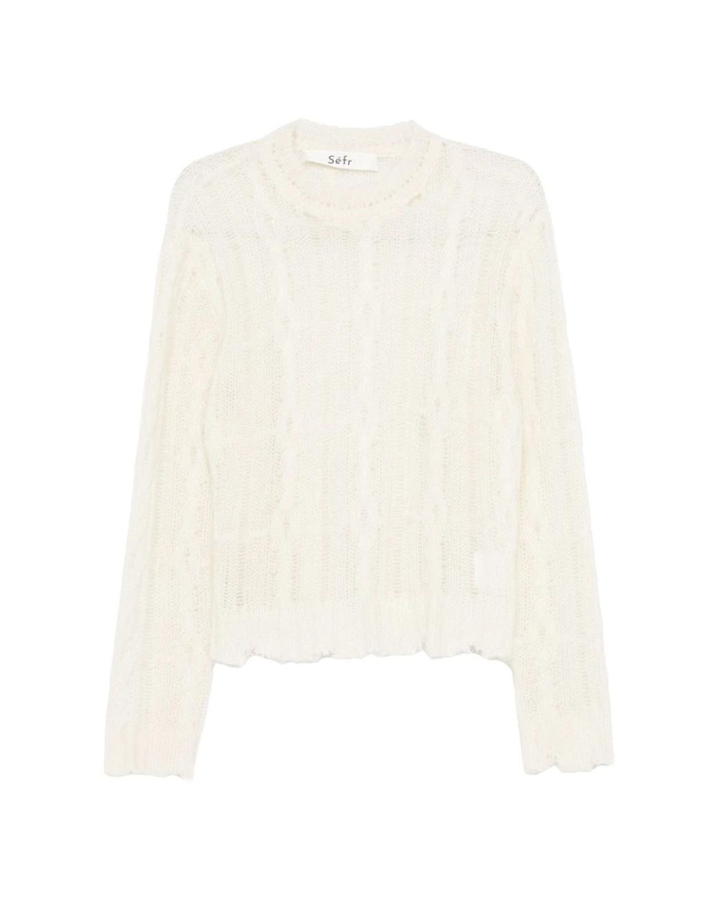 Séfr White Solange Pullover