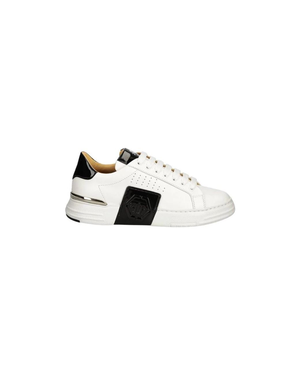 Philipp Plein Hexagon Phantom Kicks in het White