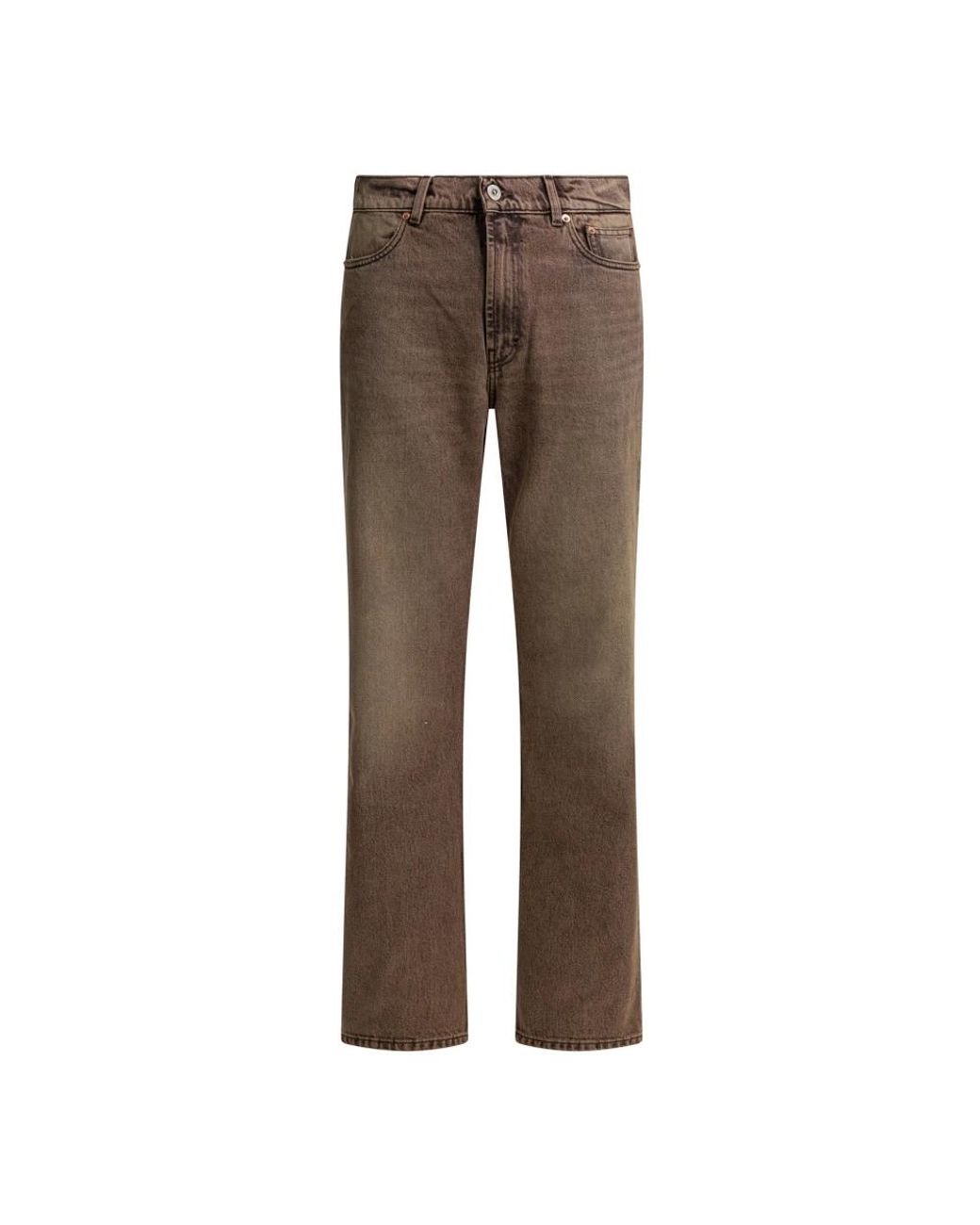 Our Legacy Brown Straight Jeans for men