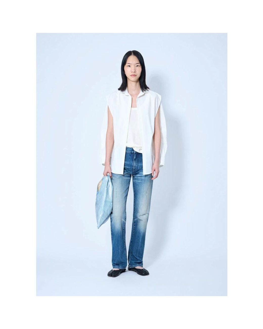 MM6 by Maison Margiela White Shirts