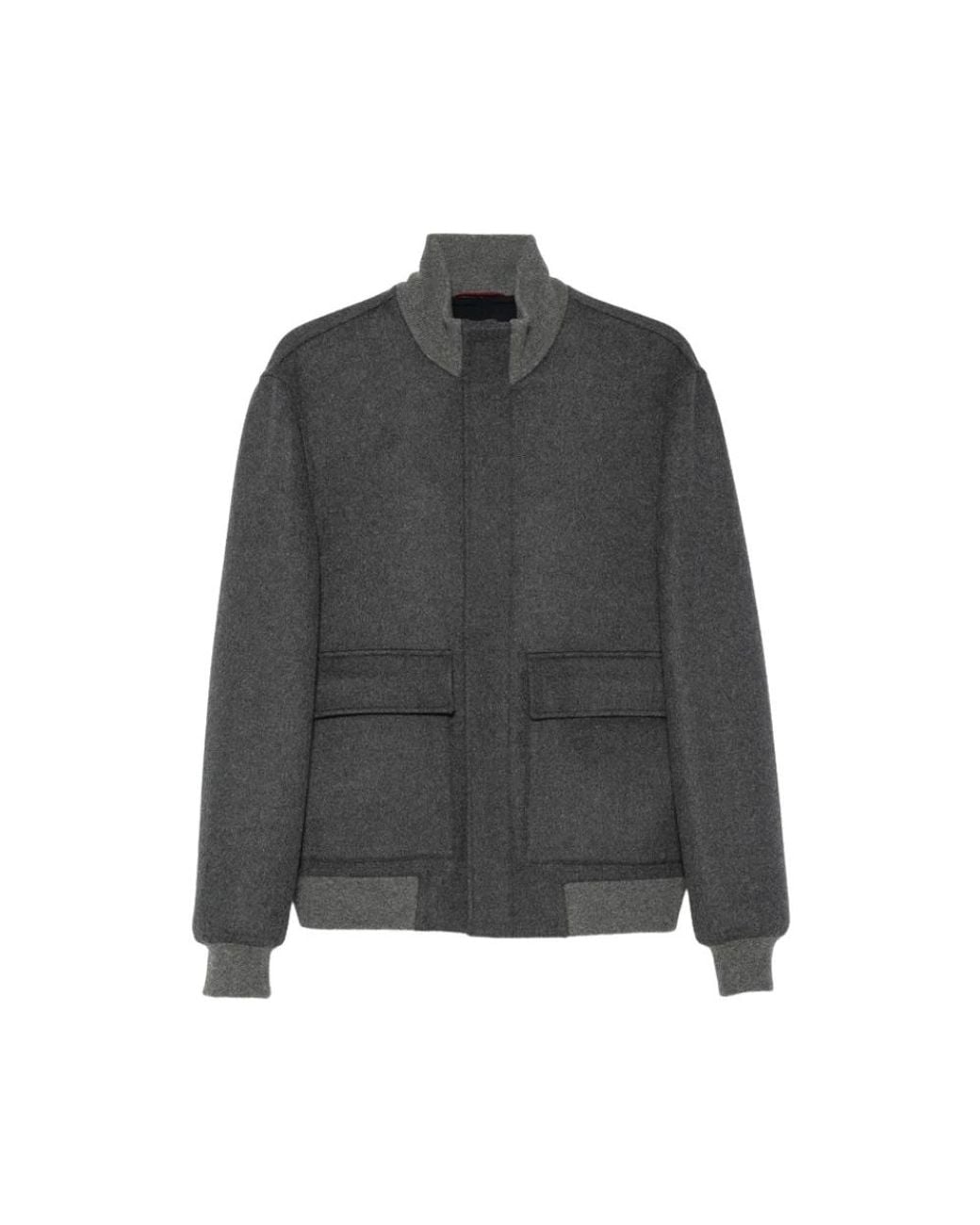 Brunello Cucinelli Gray Bomber Jackets for men
