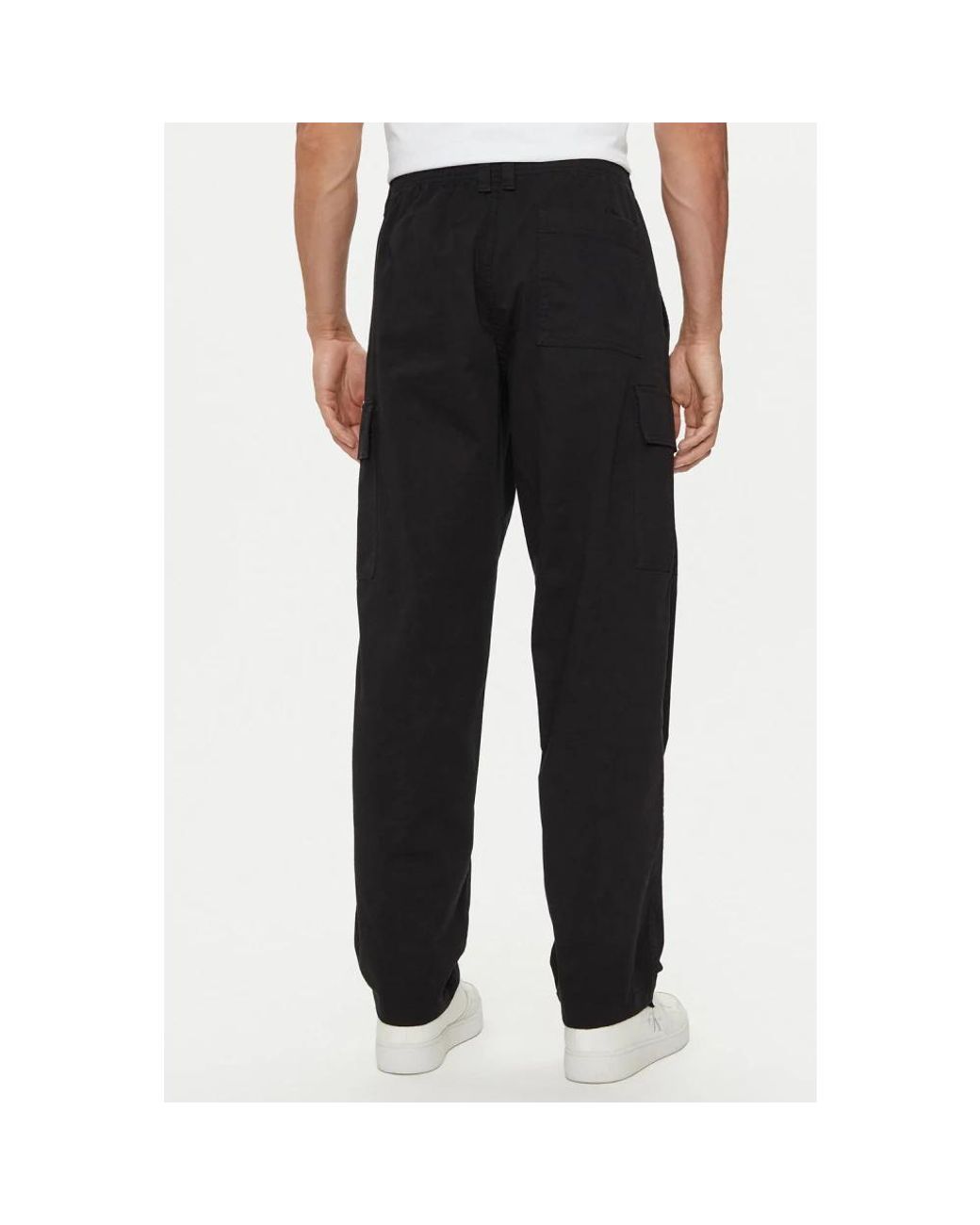 Calvin Klein Black Straight Trousers for men