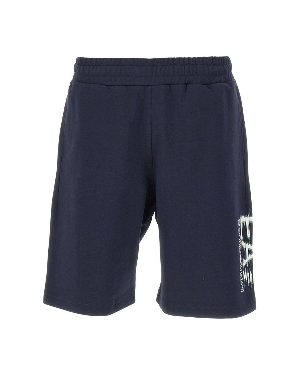 EA7 Blue Casual Shorts for men