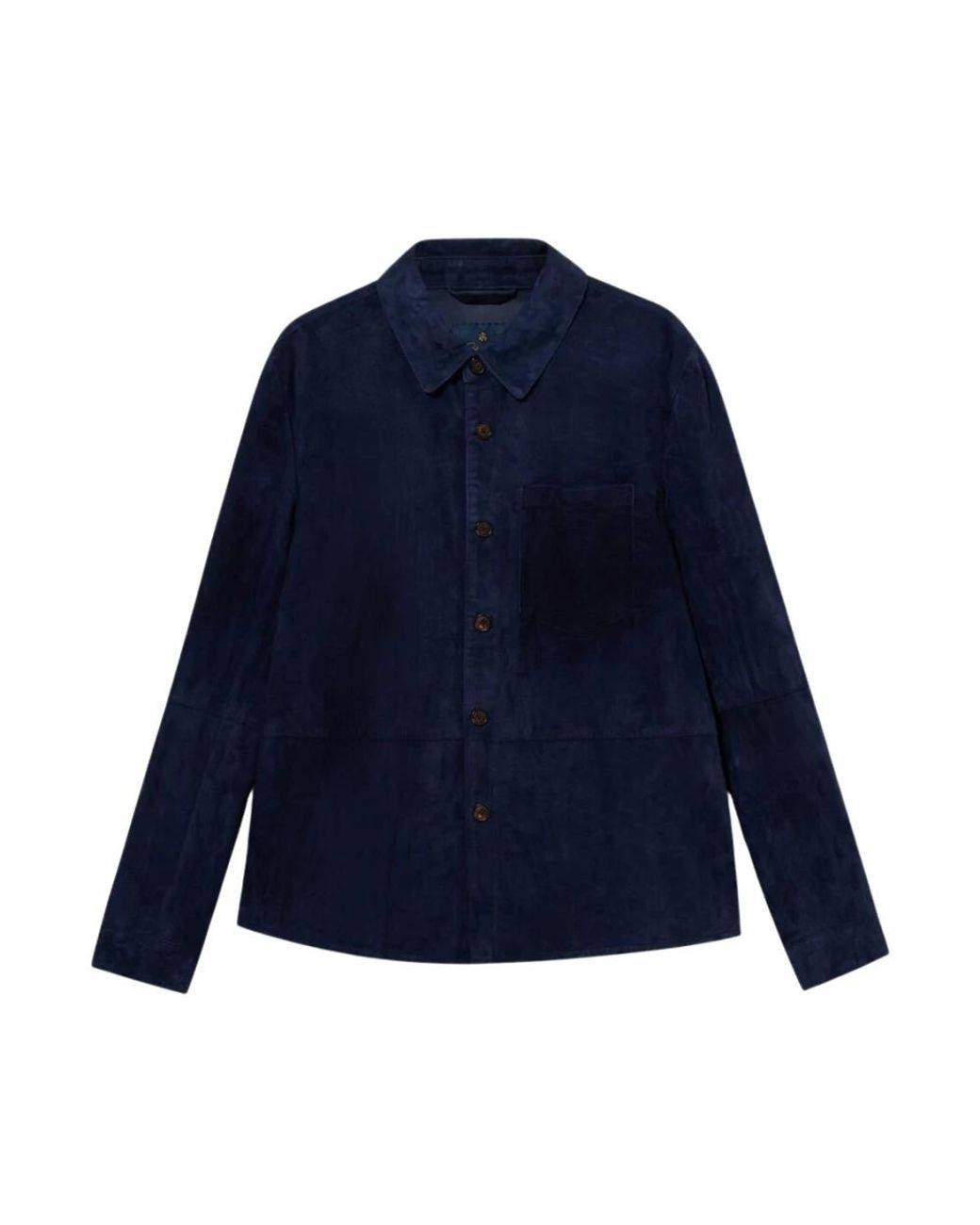 Brooks Brothers Blue Leather Jackets for men
