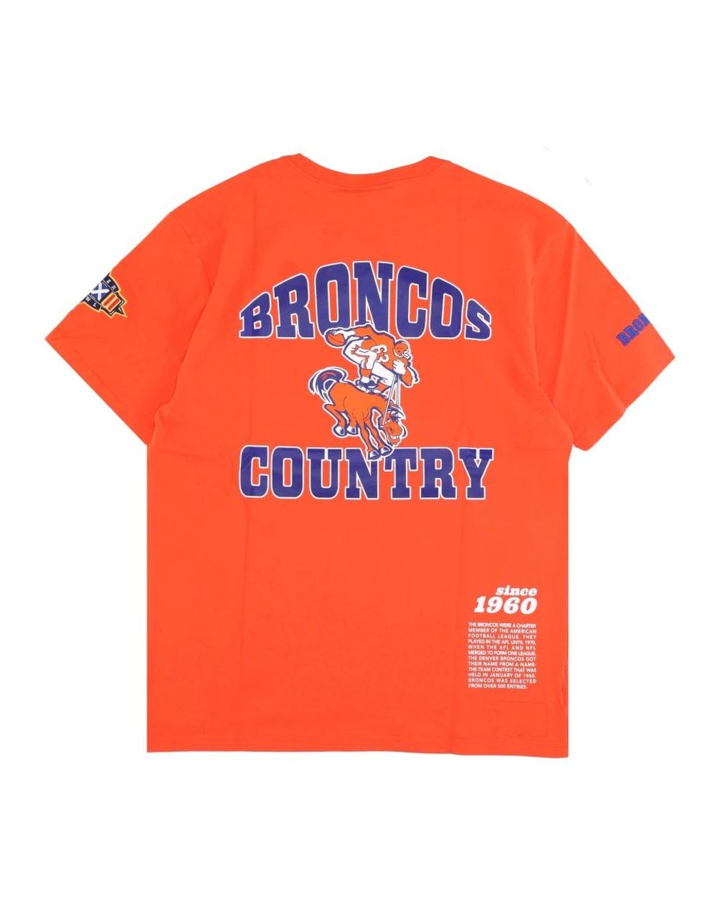 Mitchell & Ness Orange T-Shirts for men