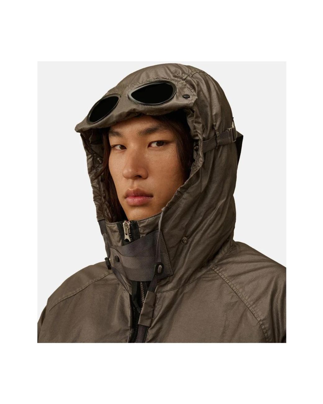 C P Company Brown Winter Jackets for men