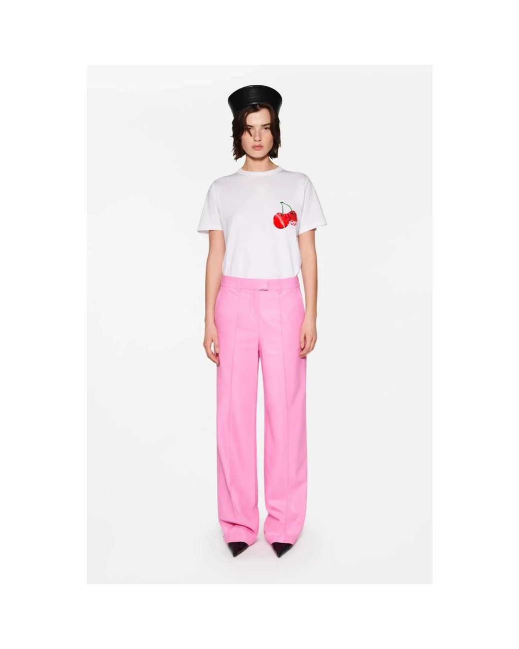 Stand Studio Pink Wide Trousers