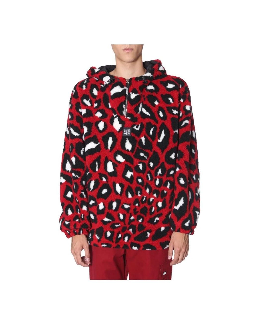 MSGM Red Light Jackets for men