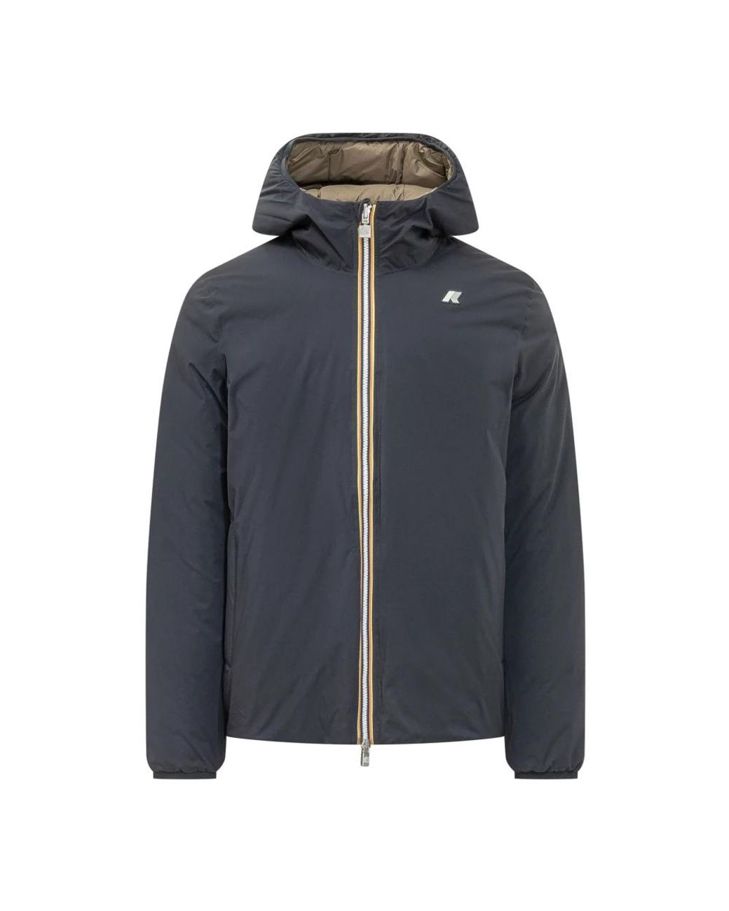 K-Way Jassen ,Blauw ,Polyester Jack St Thermo Double Jacket in het Blue voor heren