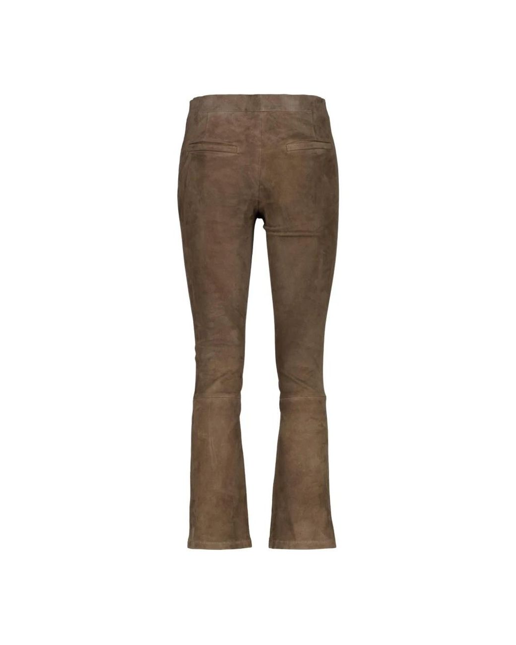 Arma Brown Leather Trousers