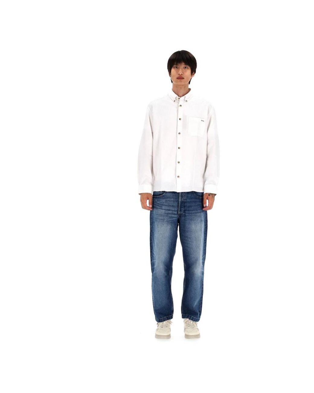 Casual Shirts A.P.C. de hombre de color White