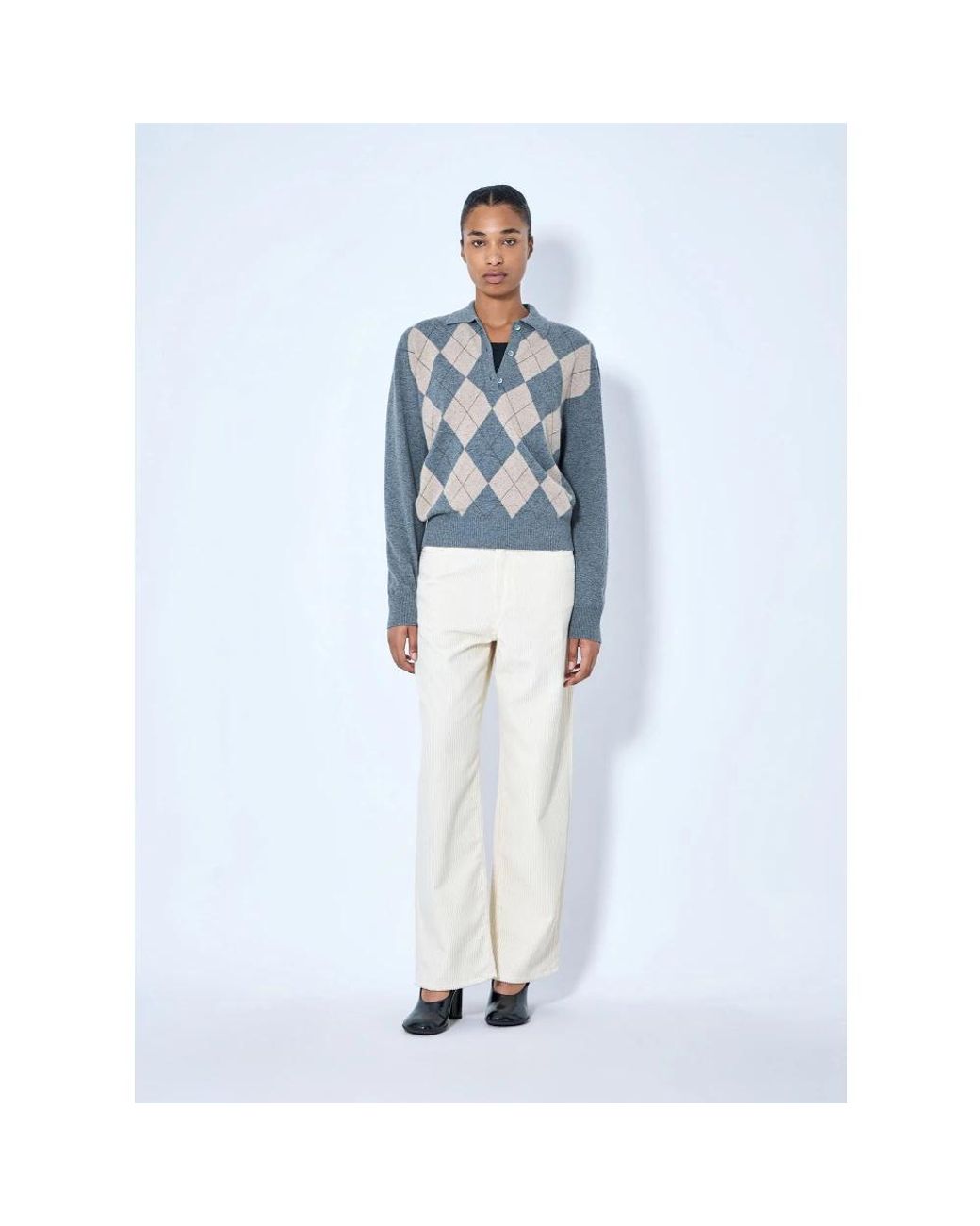 Rohe White Wide Trousers