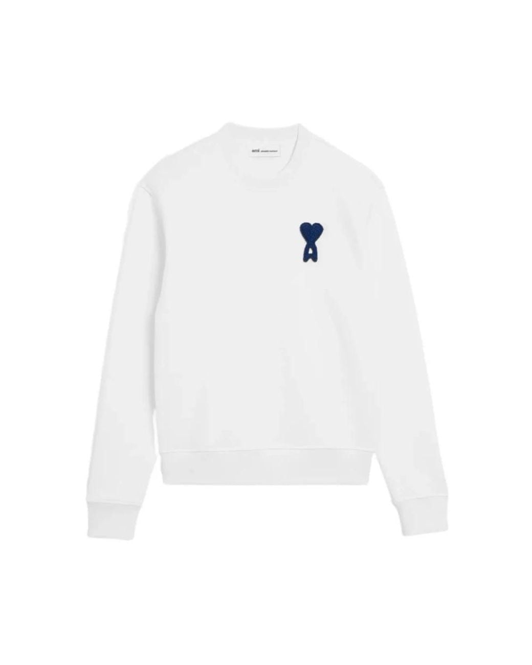 AMI Ami De Coeur Sweatshirt in het White voor heren