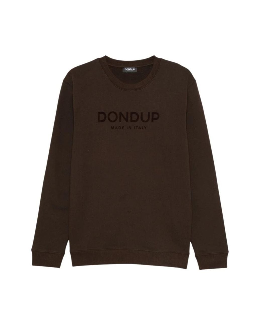 Dondup Regular Crew Neck Sweatshirt in het Brown voor heren