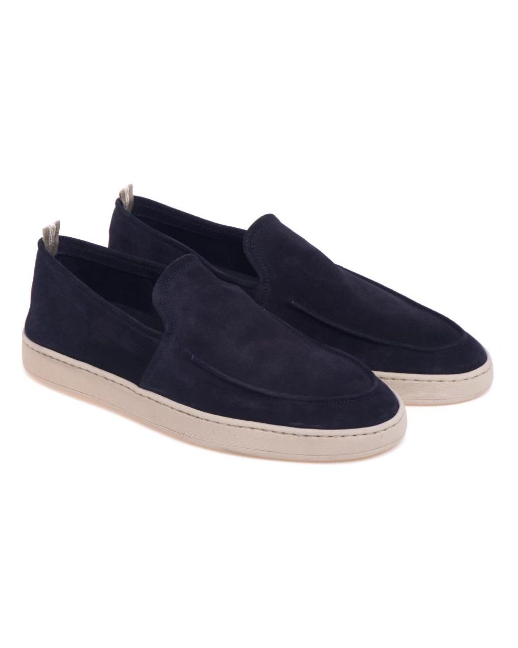 Officine Creative Blue Loafers for men