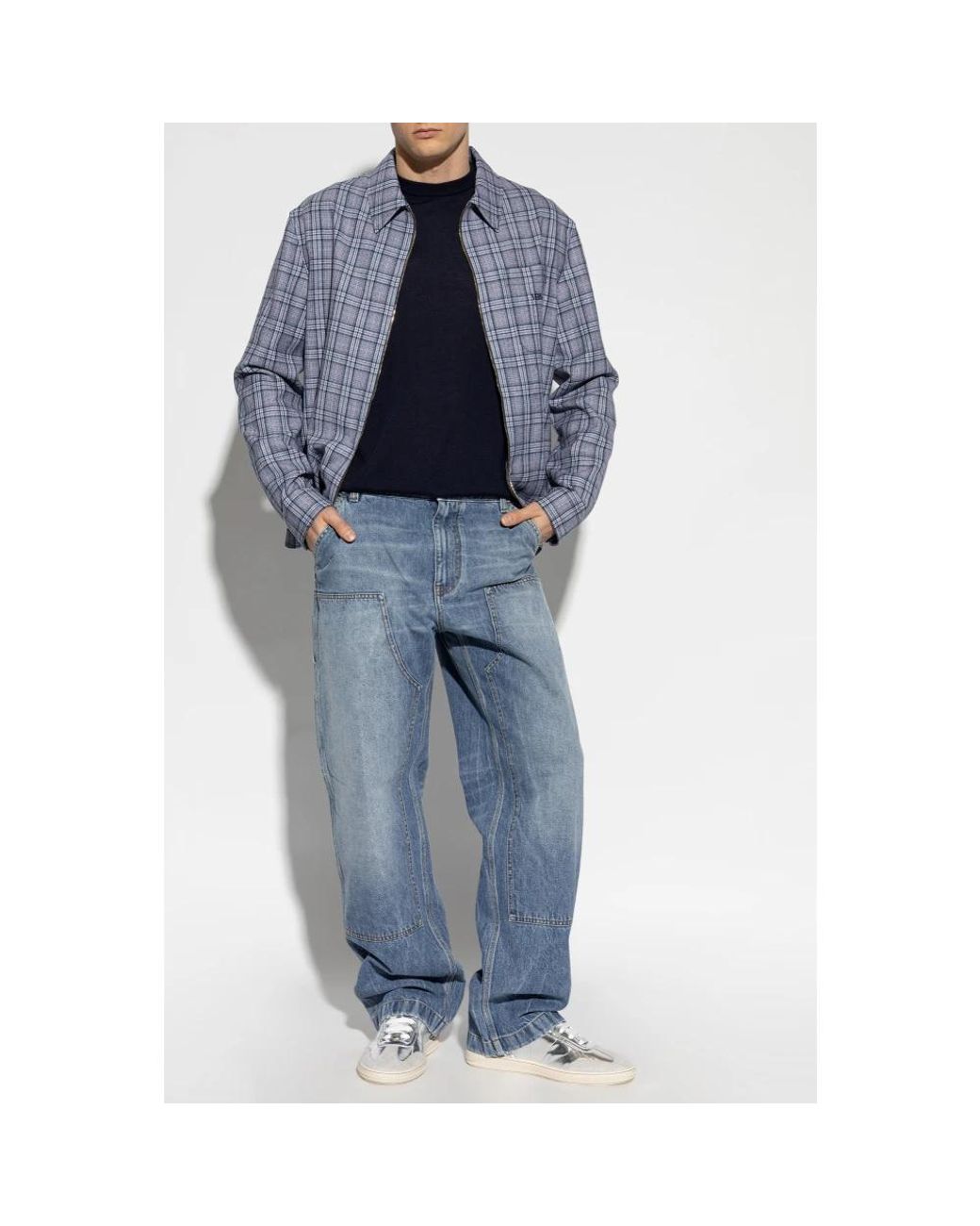 Casual Shirts Versace de hombre de color Blue