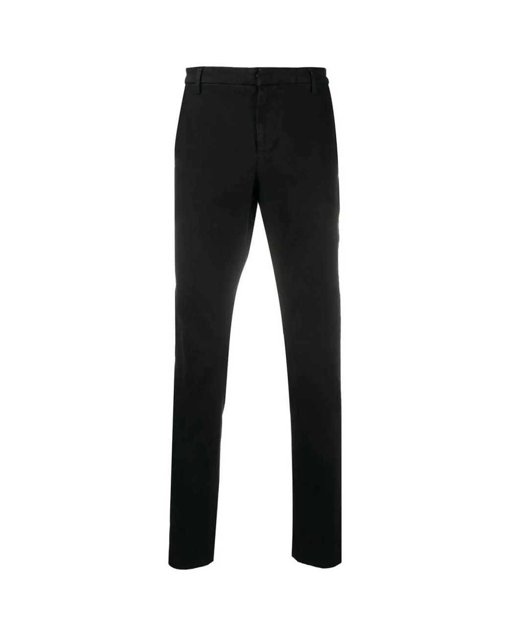 Dondup Black Slim-Fit Trousers for men