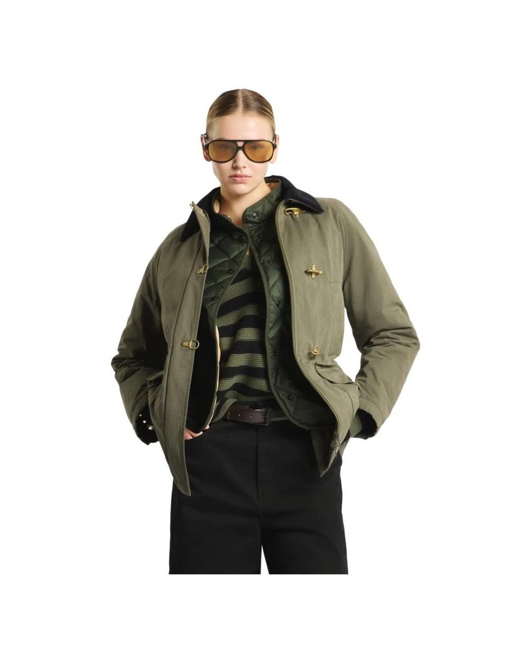 Light Jackets Fay de color Green