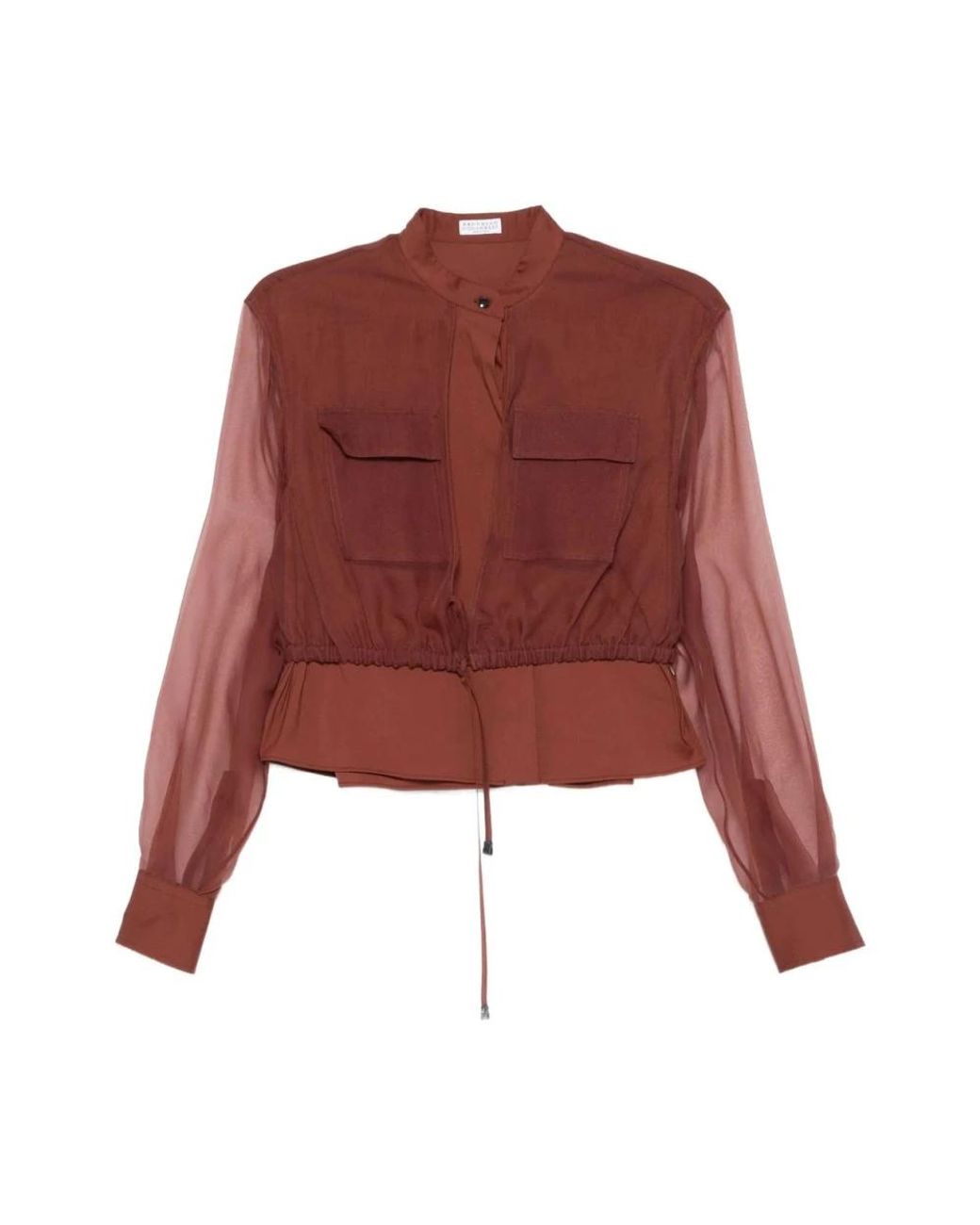 Brunello Cucinelli Red Shirts