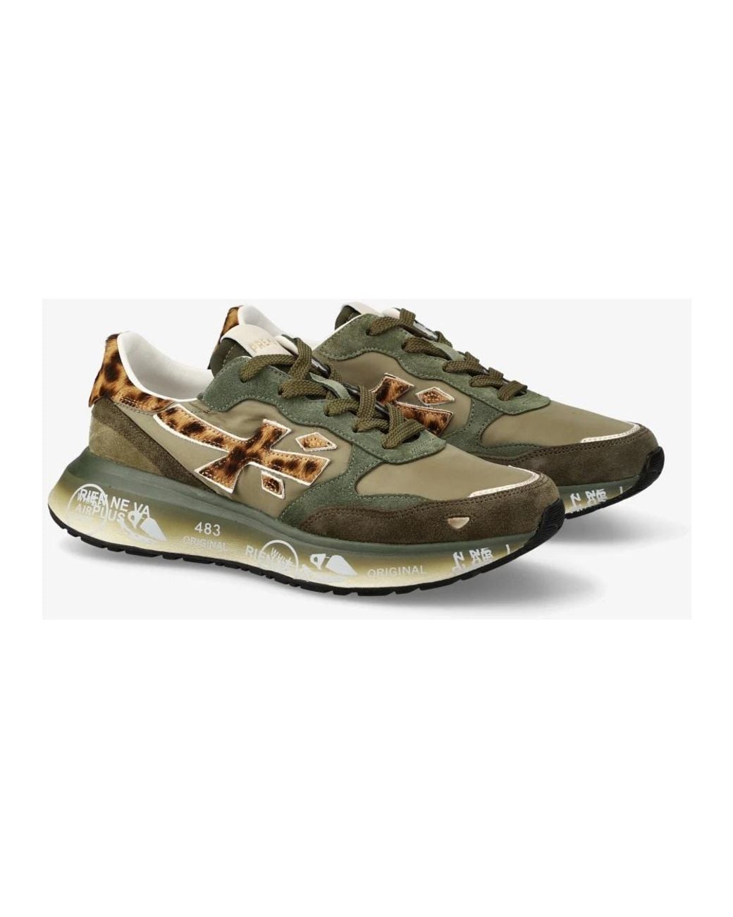 Premiata Green Sneakers
