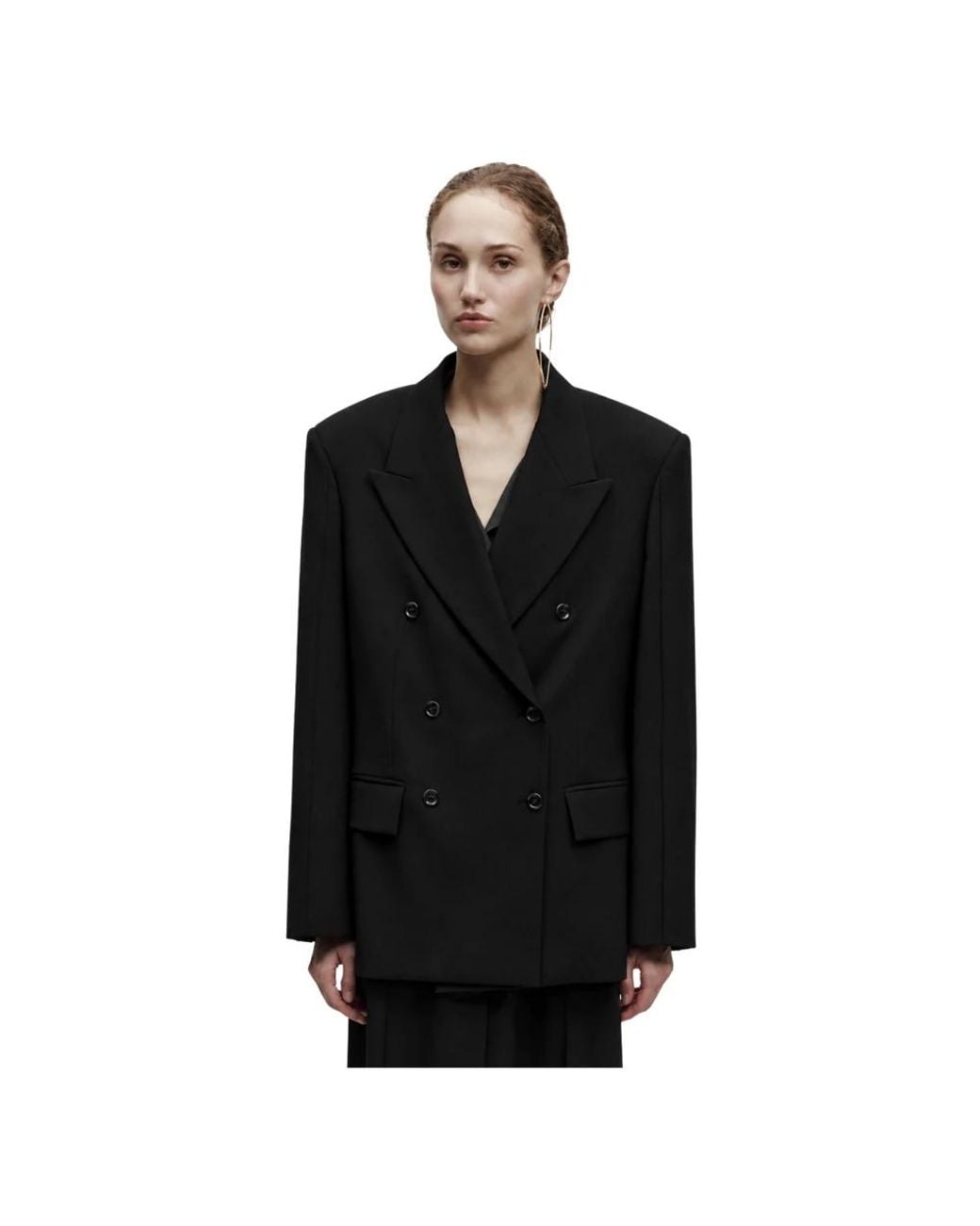 Erika Cavallini Semi Couture Black Blazers