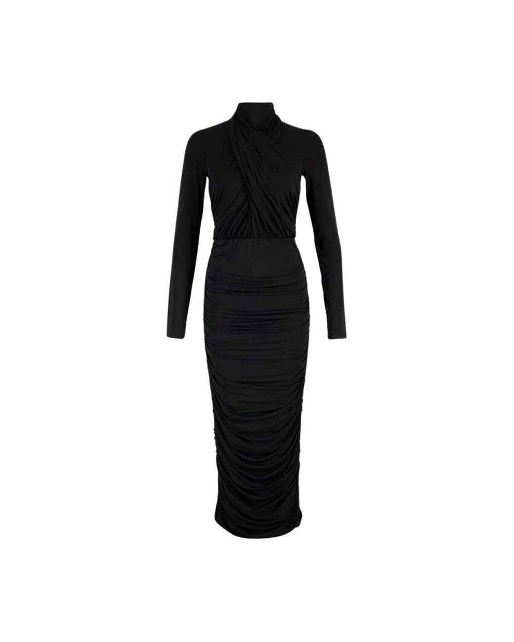 Balmain Black Midi Dresses