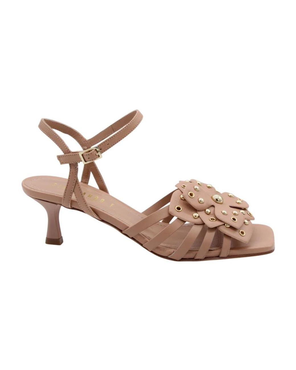 Gianmarco F. Pink High Heel Sandals