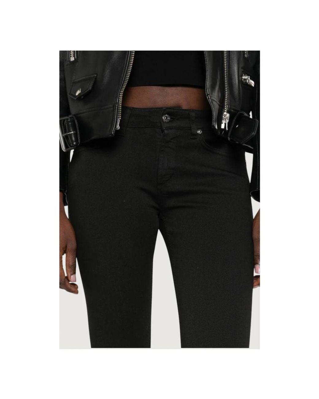 Dondup Black Cropped Jeans
