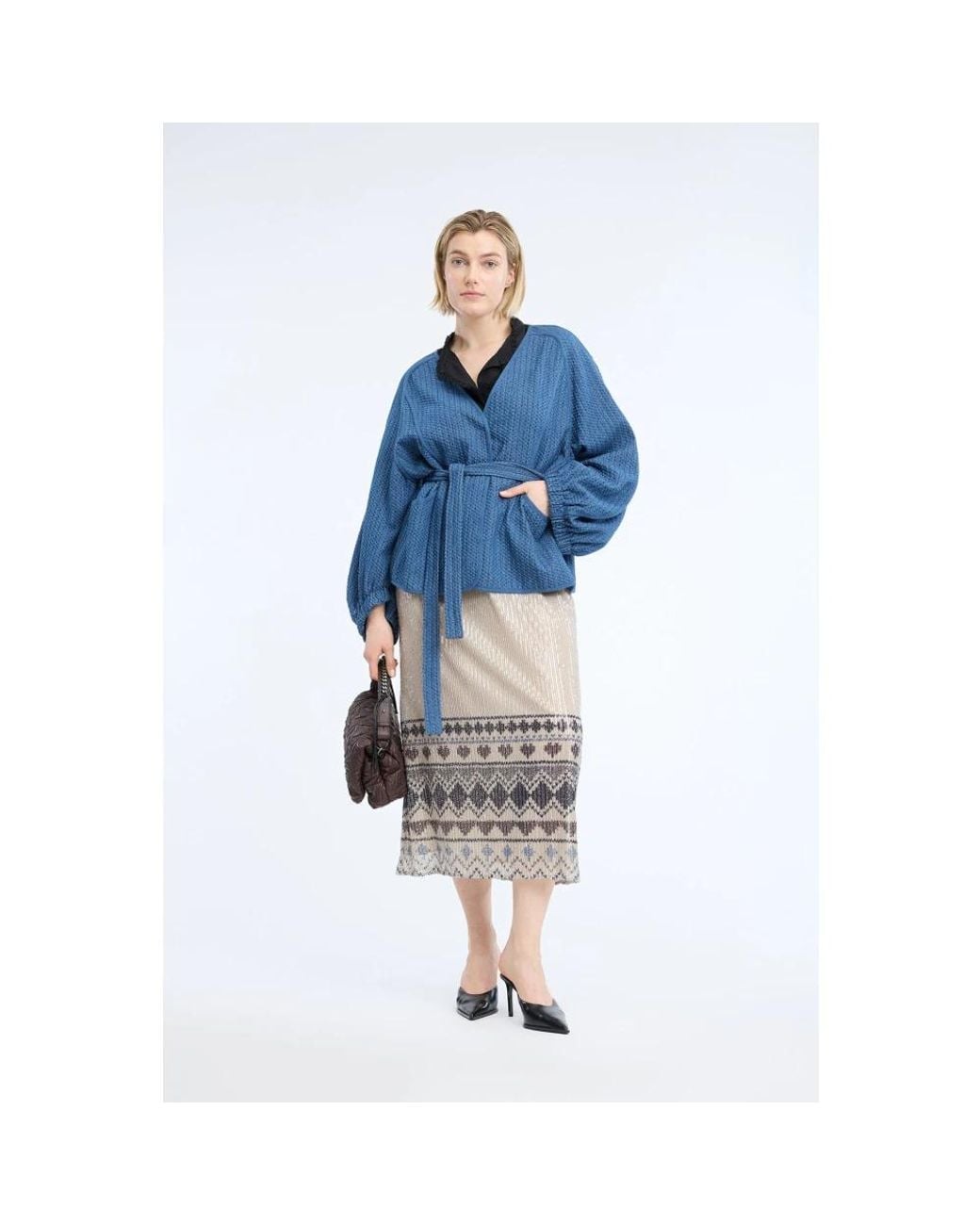 Light Jackets Munthe en coloris Blue