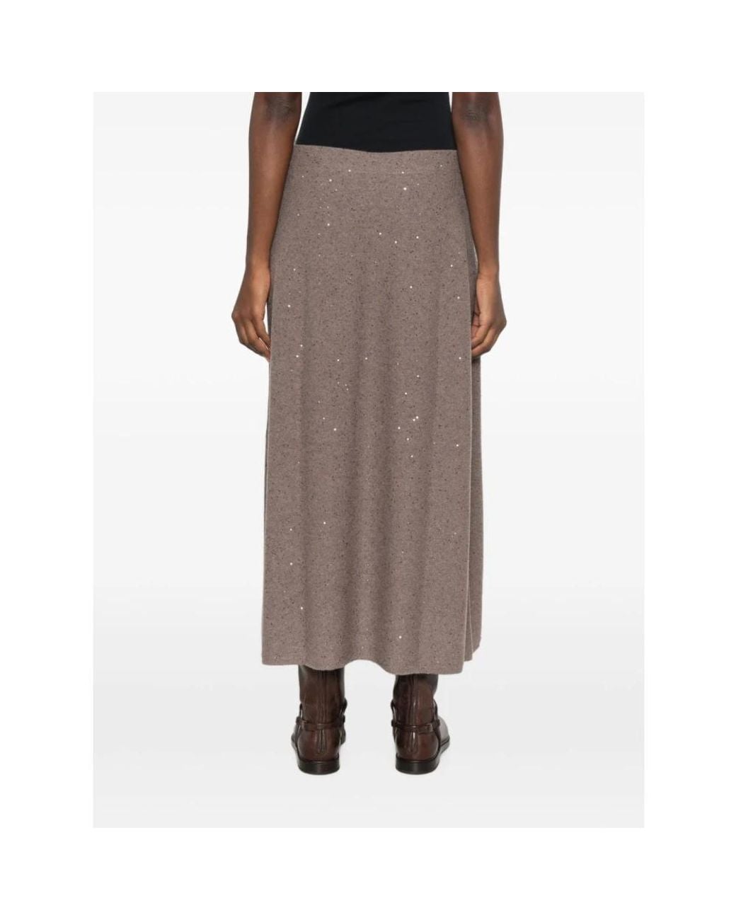 Midi Skirts Antonelli de color Brown