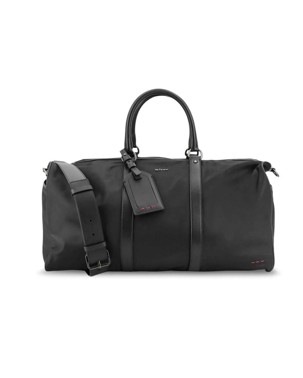 Kiton Black Weekend Bags for men