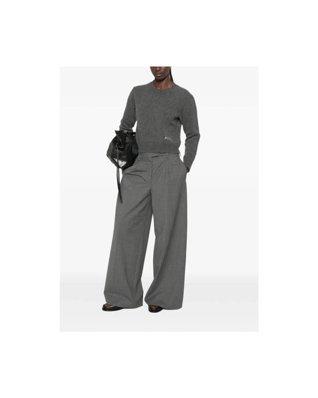 A.P.C. Gray Round-Neck Knitwear