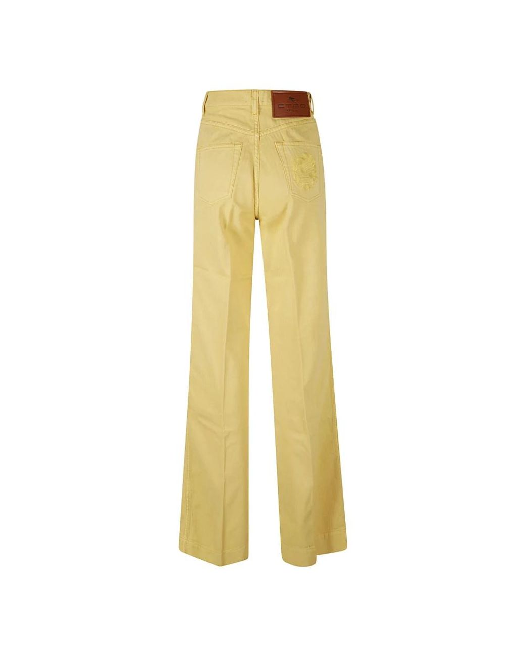 Etro Rechte Broek in het Yellow