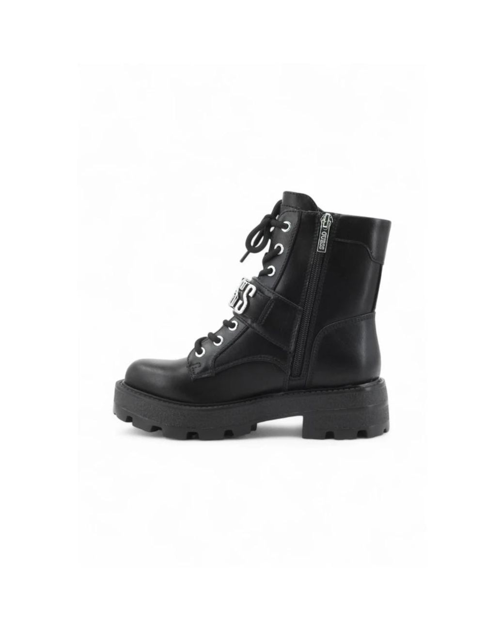 Guess Black Lace-Up Boots
