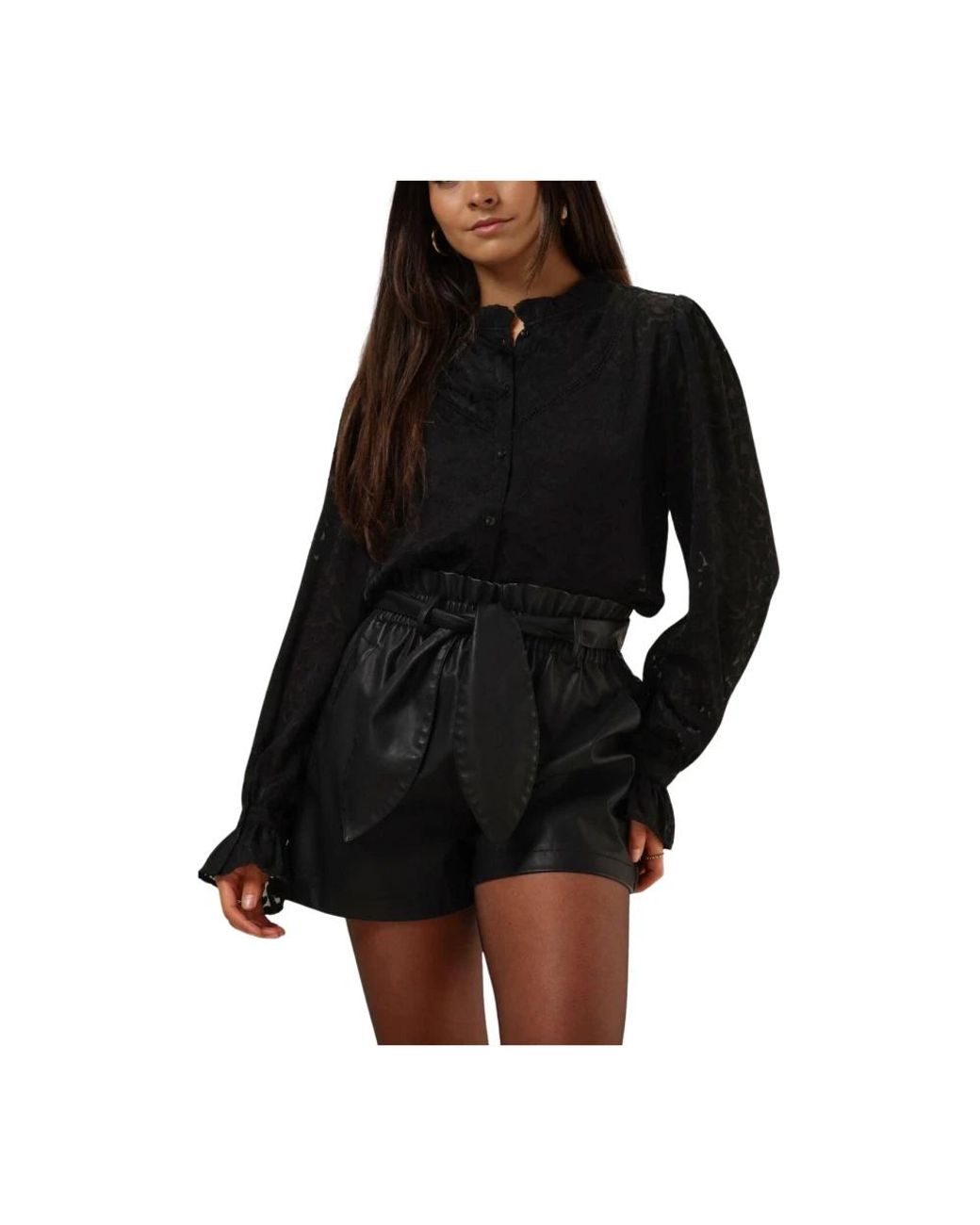 Pom Black Bluse