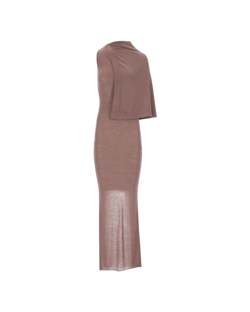 Rick Owens Brown Knitted Dresses