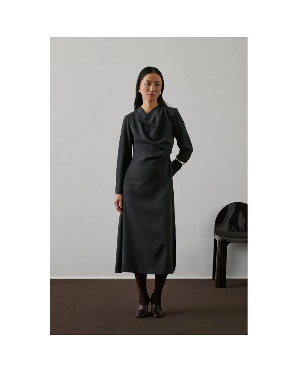 Midi Dresses Soeur de color Black