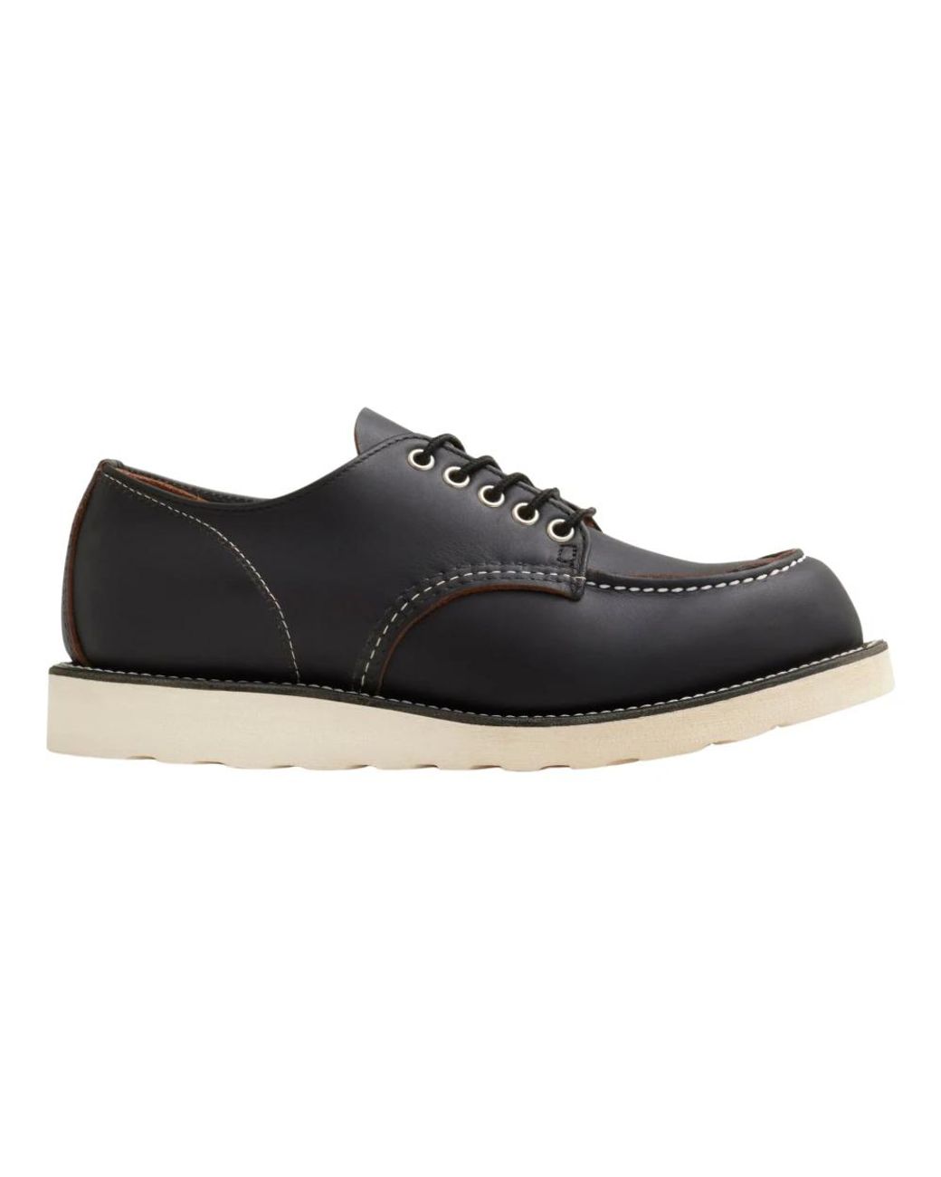 Red Wing Black Laced Shoes for men