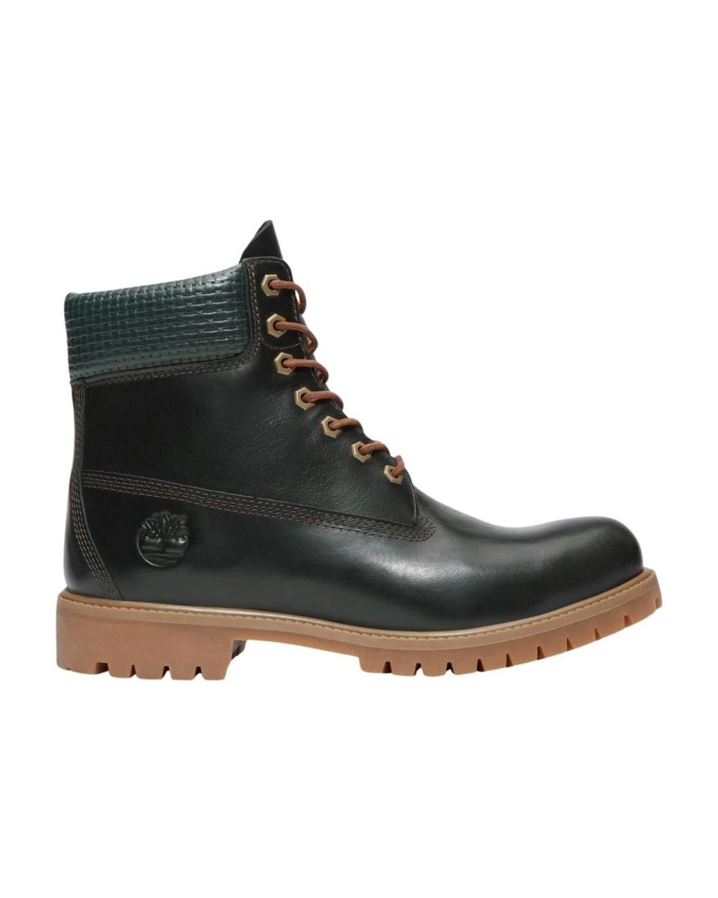 Timberland Black Lace-Up Boots for men