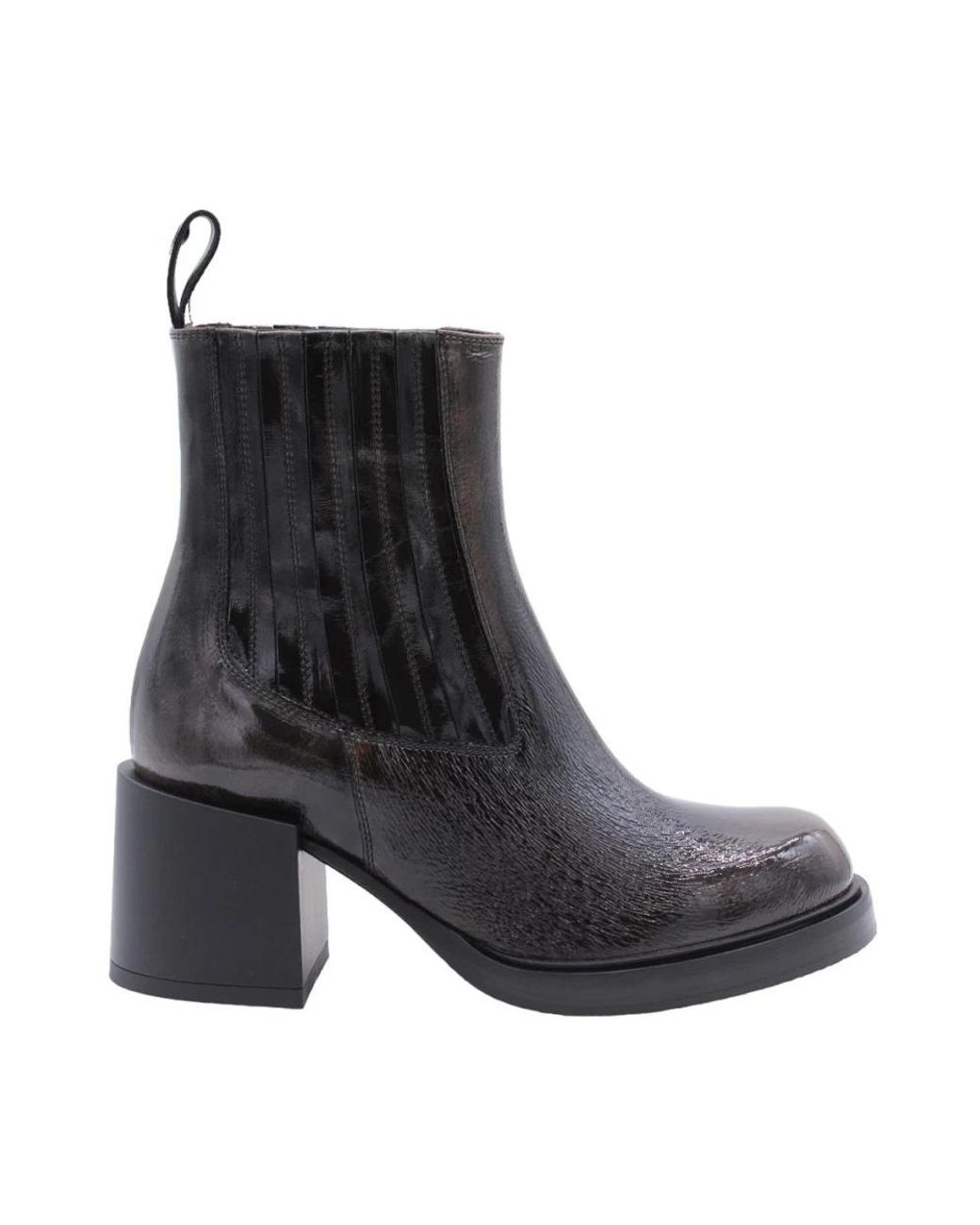 Laura Bellariva Black Heeled Boots