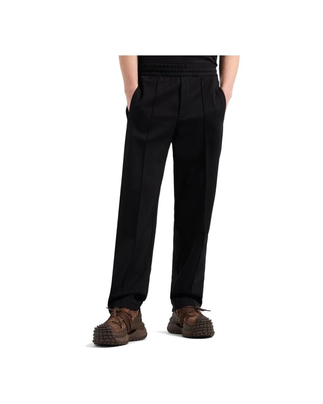 Emporio Armani Black Sweatpants for men