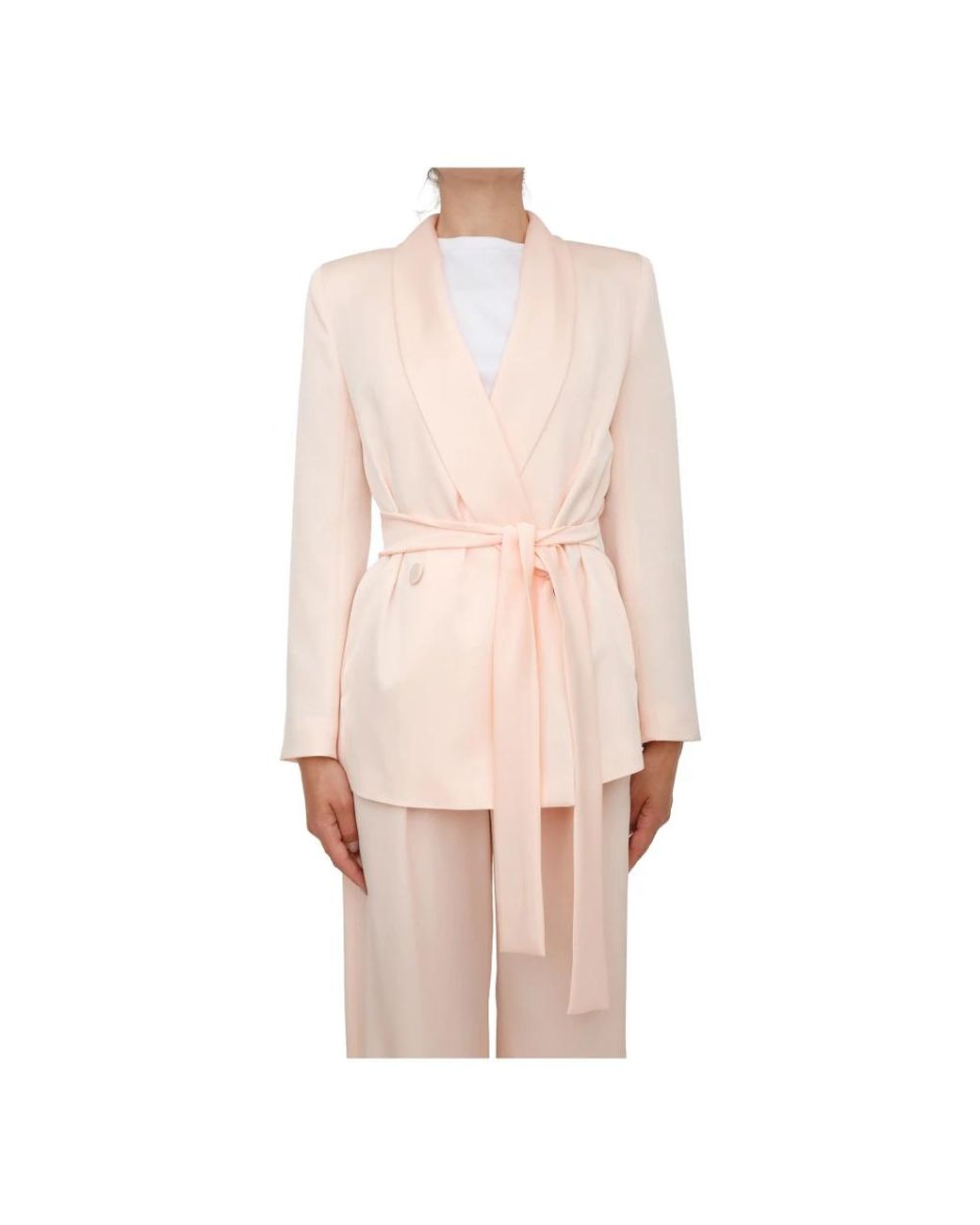 Max Mara Jassen ,Roze ,Polyester Giacca in het Pink