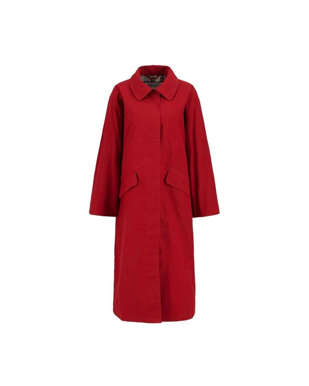 Barbour Single-Breasted Coats in Red | Lyst