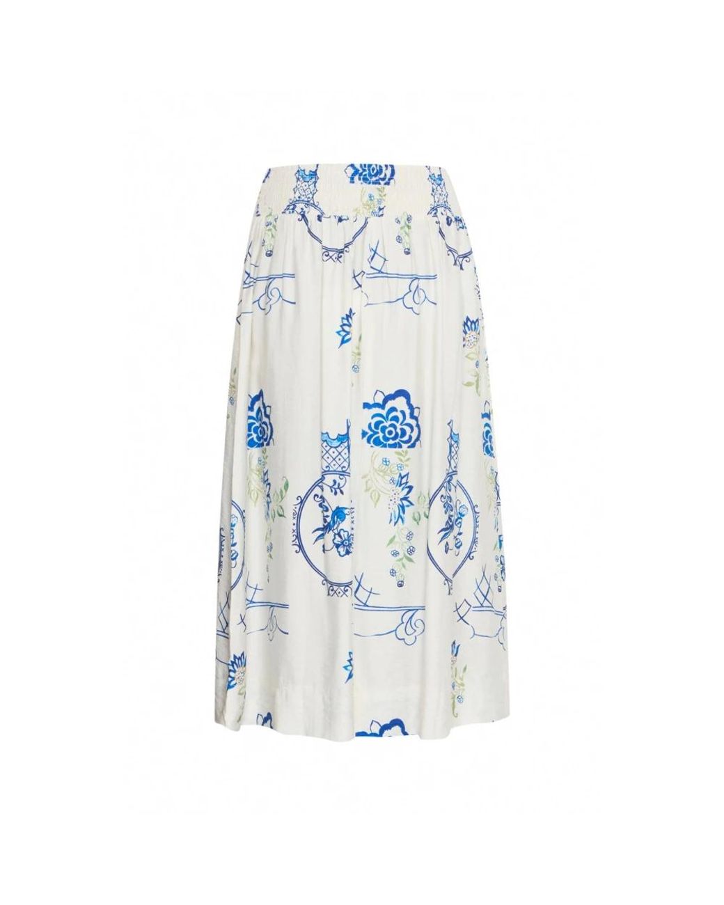 Midi Skirts Ichi de color Blue