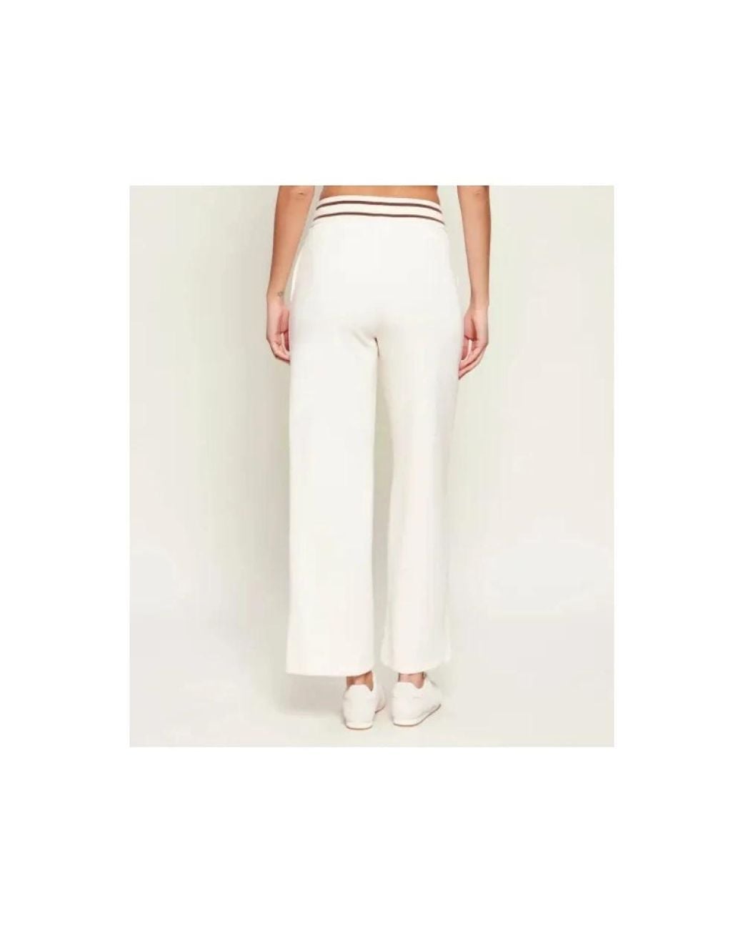 ARMANI EXCHANGE White Wide Trousers