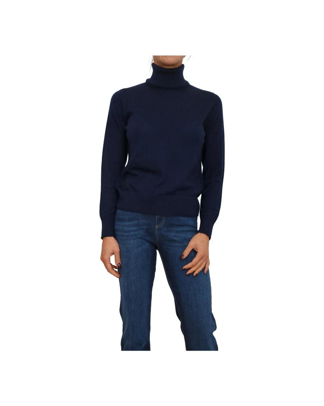 Nenette Blue Turtlenecks