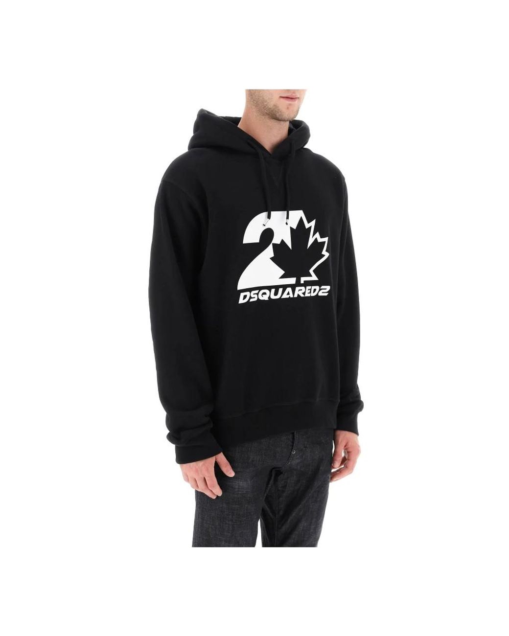 DSquared² Black Hoodies for men