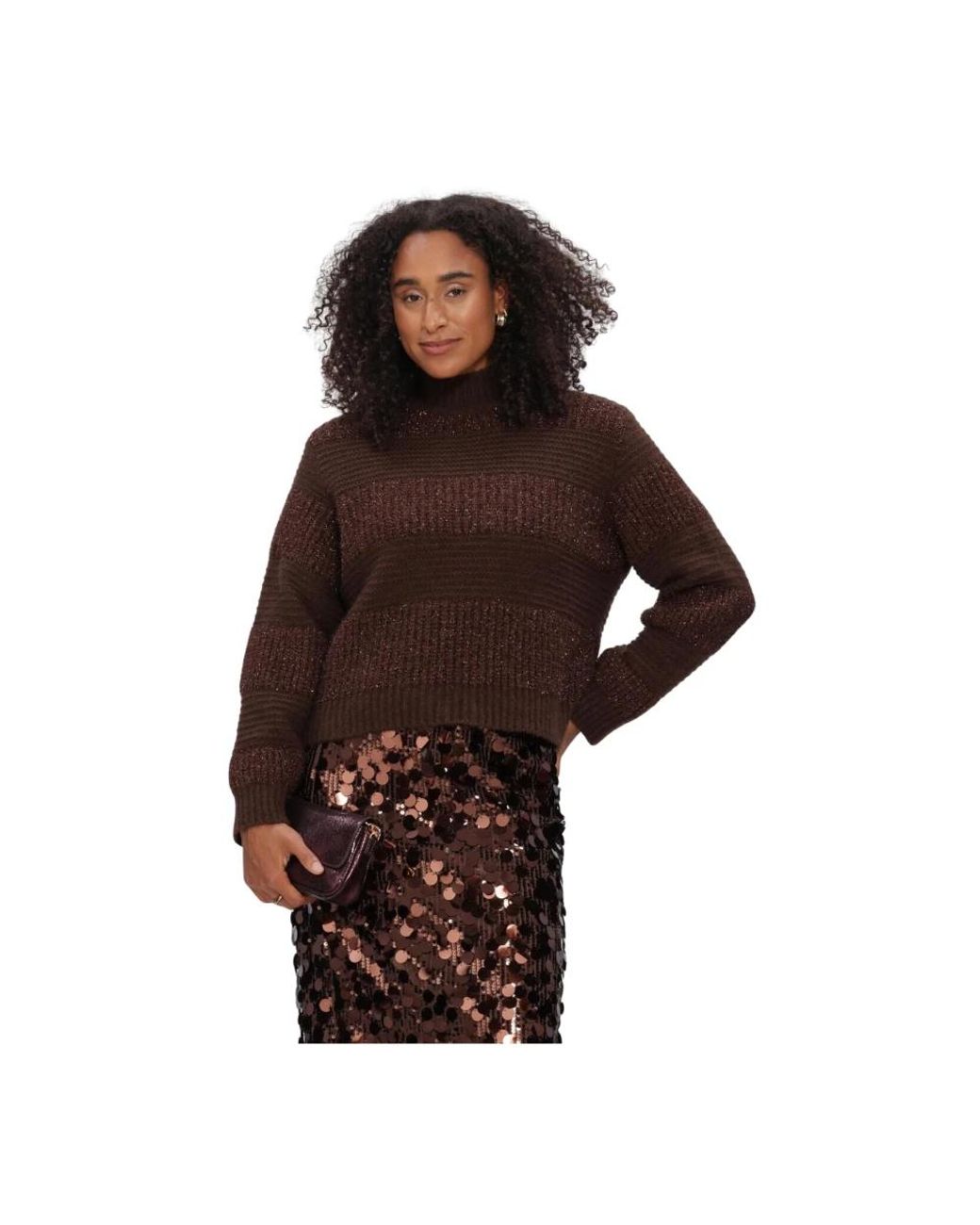 Pom Kate Pullover in het Brown